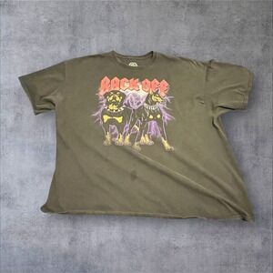 Dom Back Off Shirt Black Graphic Dog Lightning Short Sleeve Tee 3XL